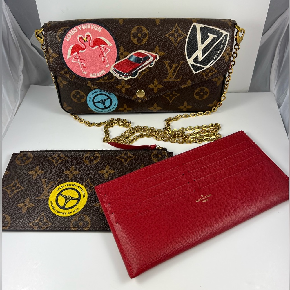 Louis Vuitton world tour pochette felicie (limited edition) - authentic
